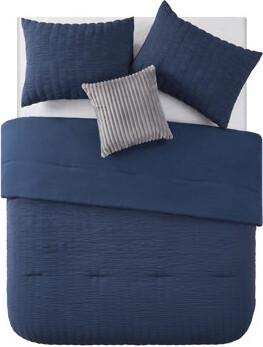 Olivia & Finn Seerksucker 4 Piece Toddler Bedding Set