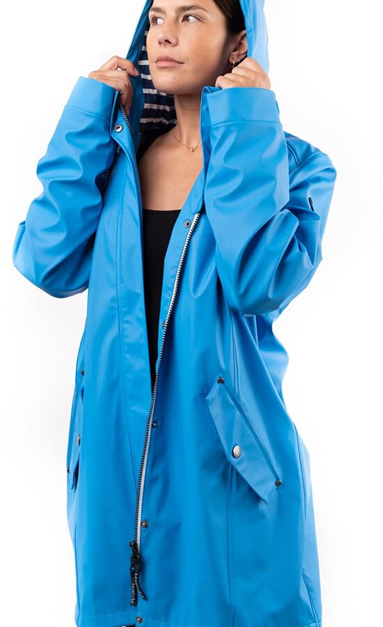 Concpt Linda Women's Rain Jacket with Hood Waterproof Rain Parka