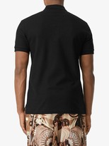 Thumbnail for your product : Burberry Contrast Logo Graphic Cotton Pique Polo Shirt