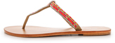 Thumbnail for your product : Yumi Star Tabby Beaded Thong Sandals