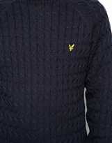 Thumbnail for your product : Lyle & Scott Sweater with Cable Knit
