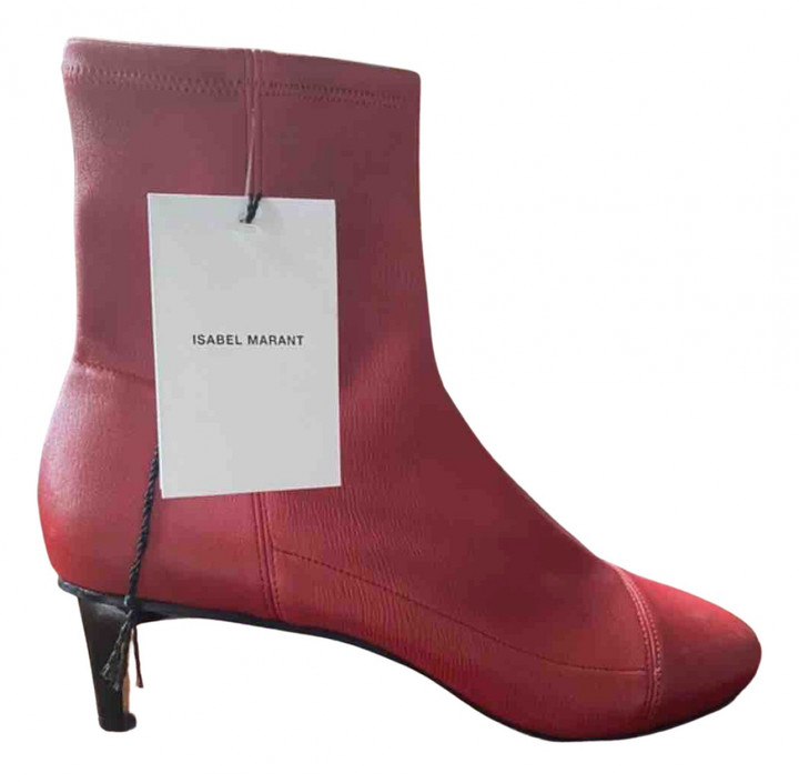 isabel marant red boots