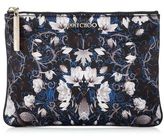 Thumbnail for your product : Jimmy Choo Nina L English Floral Print Fabric Large Pouch
