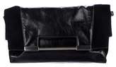Thumbnail for your product : Halston Suede Foldover Tote Bag