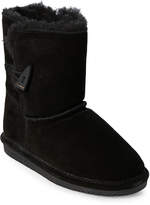 Thumbnail for your product : BearPaw Kids Girls) Black Abigail Real Fur Toggle Boots
