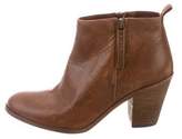 Thumbnail for your product : Hoss Intropia Round-Toe Leather Ankle Boots