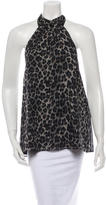 Thumbnail for your product : Alice + Olivia Silk Halter Top