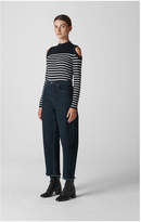 Thumbnail for your product : Whistles Cold Shoulder Button Sweater