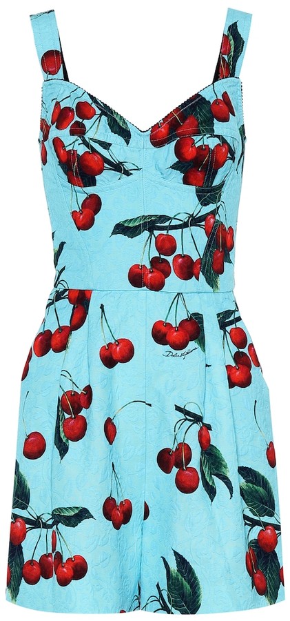 dolce gabbana cherry dress