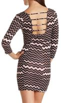 Thumbnail for your product : Charlotte Russe Bar-Back Sweater Knit Body-Con Dress