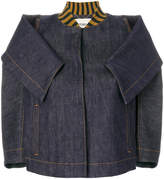 Thumbnail for your product : Fendi cropped denim jacket