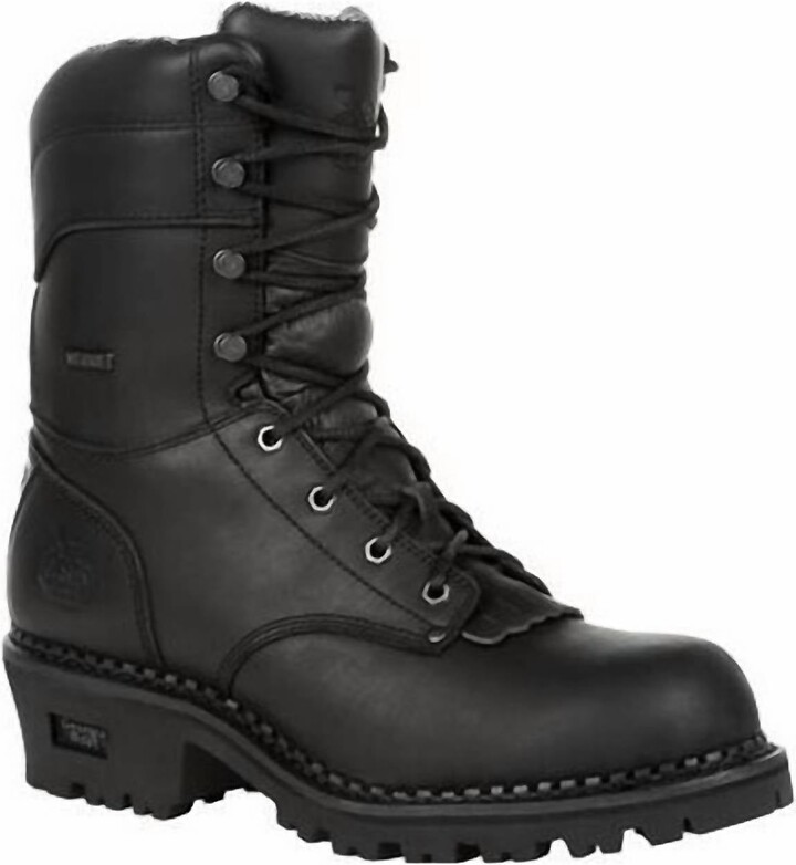 Boot Men'S Amp Lt Logger Waterproof Work Boot Wide Width in