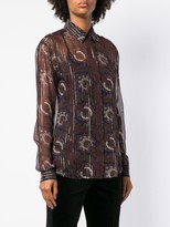 Thumbnail for your product : Saint Laurent Printed Concealed-Front Shirt