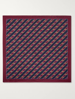 Thumbnail for your product : Gucci Printed Silk-Twill Pocket Square