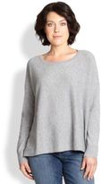 Thumbnail for your product : Eileen Fisher Eileen Fisher, Sizes 14-24 Cashmere Boxy Sweater