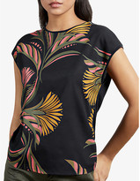 Thumbnail for your product : Ted Baker Pasley floral-print woven T-shirt
