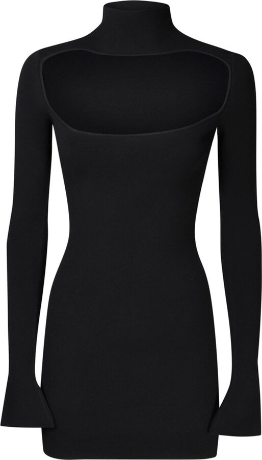 Ssheena Asymmetric Stretch Knit Dress