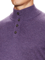 Thumbnail for your product : Cashmere Half Button Sweater