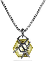 Thumbnail for your product : David Yurman Cable Wrap Pendant with Lemon Citrine and Diamonds