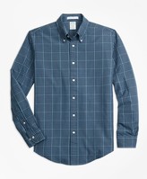 Thumbnail for your product : Brooks Brothers Milano Fit Indigo Glen Plaid Sport Shirt
