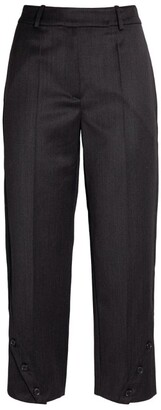 Simone Rocha Cropped Straight-Fit Trousers
