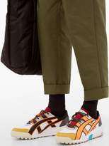 Thumbnail for your product : Asics Onitsuka Tiger Big Logo Leather And Suede Trainers - Mens - White Multi