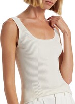 Thumbnail for your product : Zimmermann Scoopneck Rib-Knit Tank