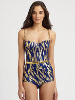 Thumbnail for your product : Michael Kors One-Piece Opulent Ikat Swimsuit