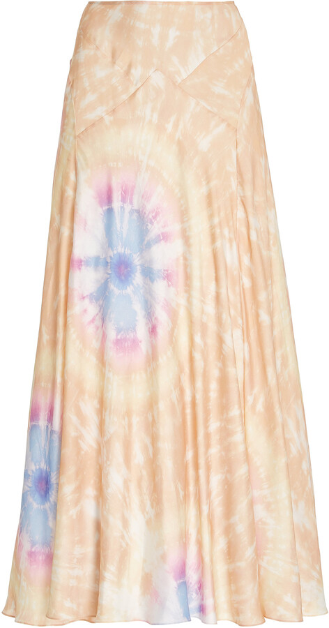 paco rabanne tie dye skirt