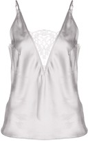 Thumbnail for your product : Fleur Du Mal Lace Insert Sleeveless Top