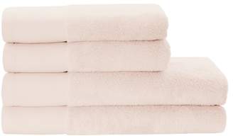 Aire Set of 4 Towels, Dusky Pink