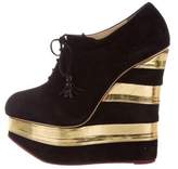 Thumbnail for your product : Charlotte Olympia Martha Platform Booties