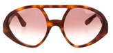 Thumbnail for your product : Valentino Oversize Tortoiseshell Sunglasses