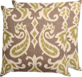 Peterborough Home Linen Blend Throw Square Indoor Pillow Cover & Insert