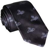 Thumbnail for your product : Vivienne Westwood Tie - Scribble Orb Dark Blue