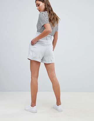 ASOS Design Tailored Linen Casual Short With Tie Waist