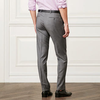 Ralph Lauren Purple Label Flat-Front Wool Trouser