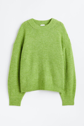 H&M Women's Green Knitwear | ShopStyle UK