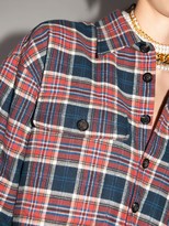Thumbnail for your product : DSQUARED2 Lvr Exclusive Cotton Check Shirt