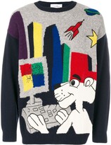 Thumbnail for your product : JC de Castelbajac Pre-Owned Pink Panther intarsia jumper