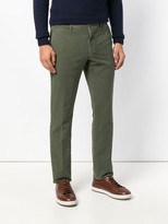 Thumbnail for your product : Incotex Checked Straight Trousers