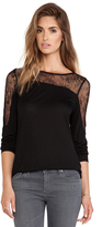Thumbnail for your product : LAmade Lace Inset Long Sleeve