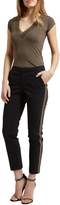 Thumbnail for your product : Morgan Contrasting Strip Slim Pants