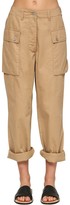 Thumbnail for your product : Loewe Wide Leg Cotton Canvas Cargo Pants
