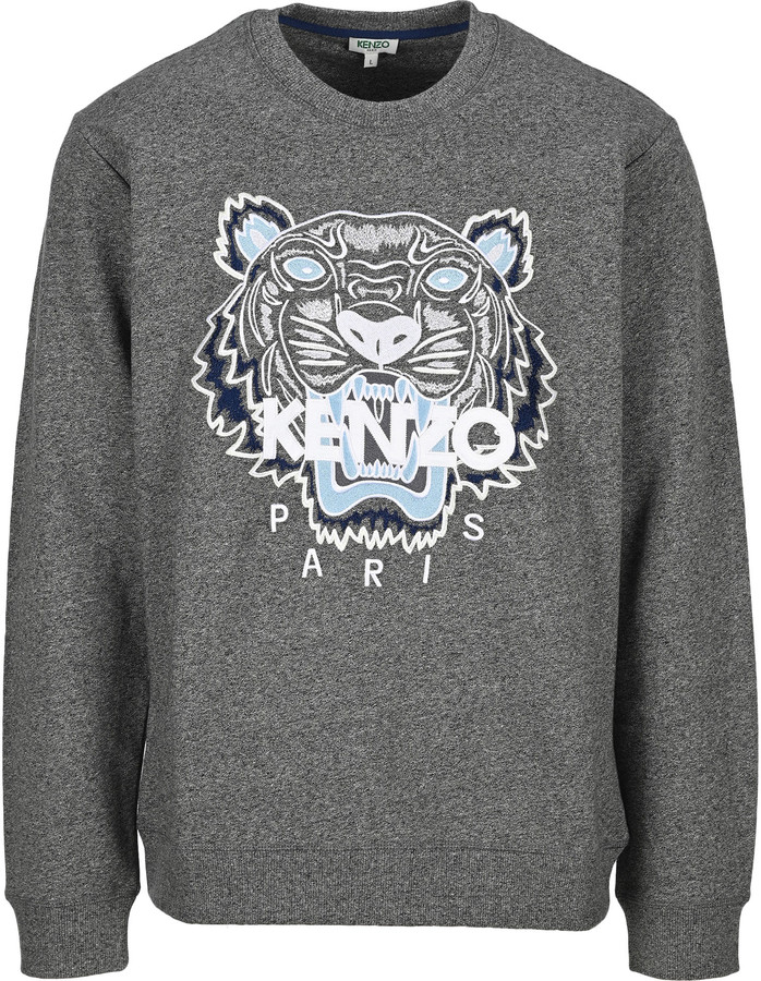 Kenzo Grey Tiger Sweatshirt Outlet Sale, UP TO 57% OFF | www.aramanatural.es