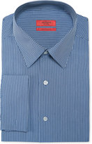 Thumbnail for your product : Alfani RED Fitted Deep Blue Stripe Performance French Cuff Shirt
