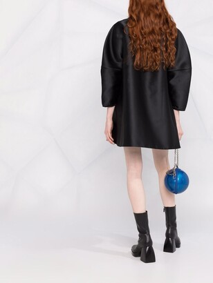 SHUSHU/TONG Balloon-Sleeve Oversized Mini Shift Dress