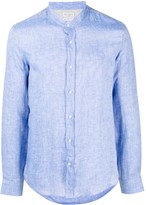 Thumbnail for your product : Brunello Cucinelli Collarless Linen Shirt