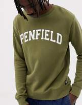 Thumbnail for your product : Penfield Stowe collegiate logo crewneck sweatshirt in green