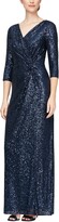 Thumbnail for your product : Alex Evenings Sequin Column Gown